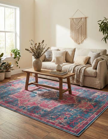 5' x 7' 5 Washable Timeless Rug