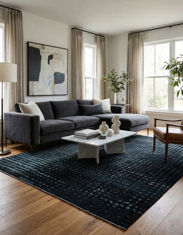 7' 10 x 10' 6 Hand Knotted Darya Wool Rug