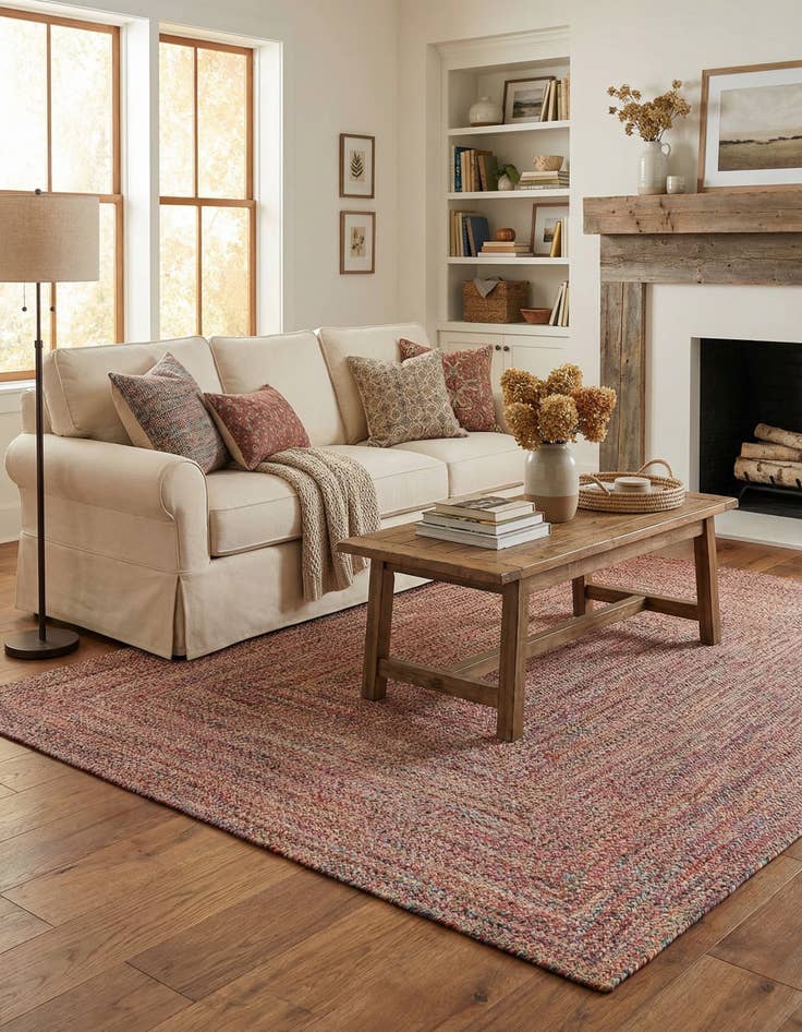 Detail image of 7' 10 x 10'  Hand Woven Eco Verse   Washable Indoor / Outdoor Rug