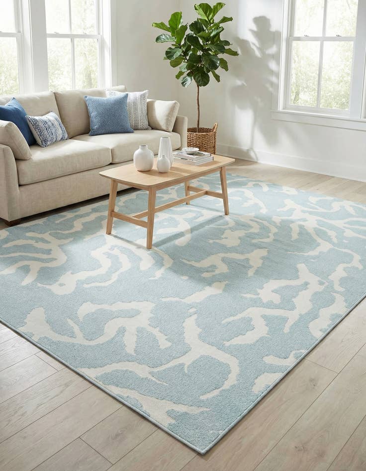 Detail image of 9' x 12'  Washable Sabrina Soto Indoor / Outdoor Rug