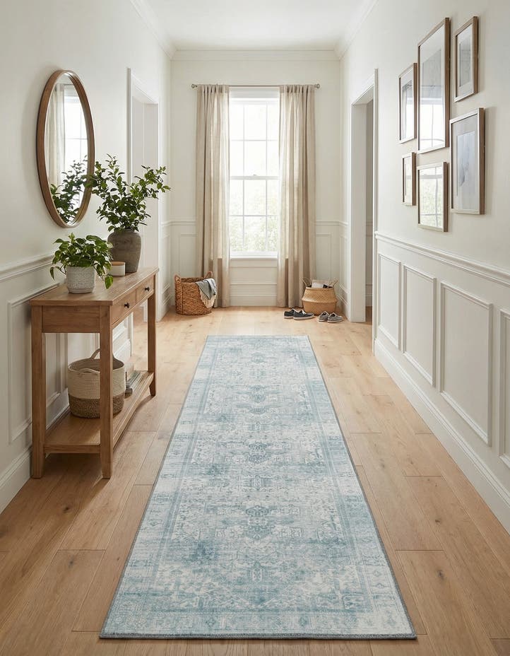 2' 6 x 12' Washable Timeless Runner Rug