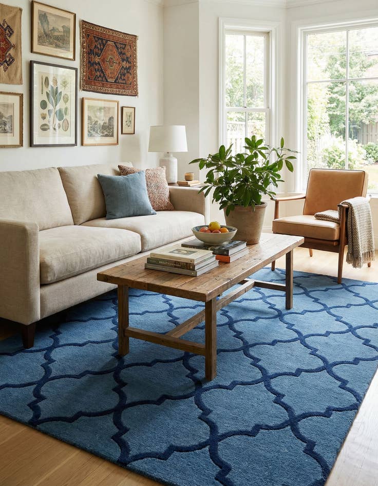 Detail image of  5' 1 x 8' 1 Luna Rug