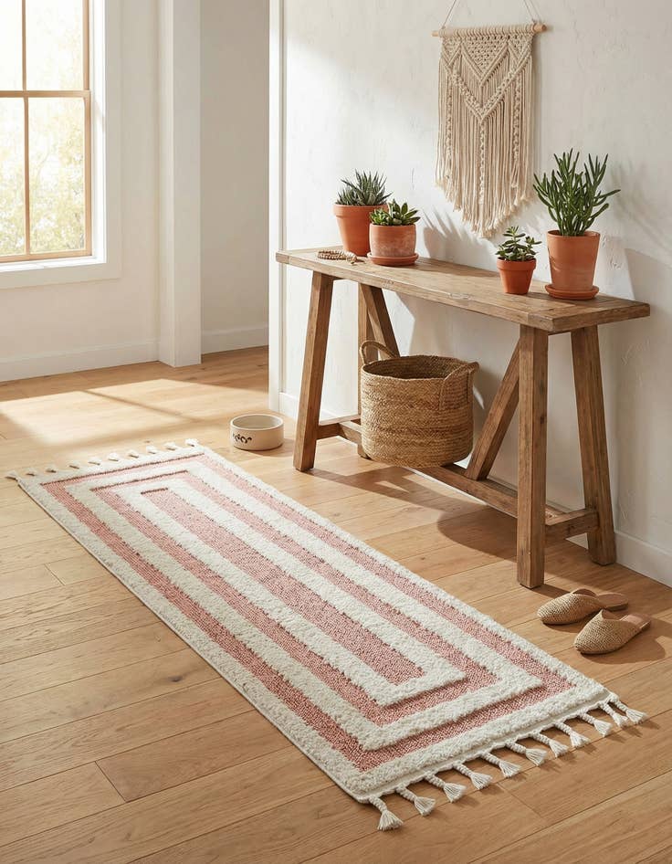 Detail image of  2' x 6' Boho Runner Rug