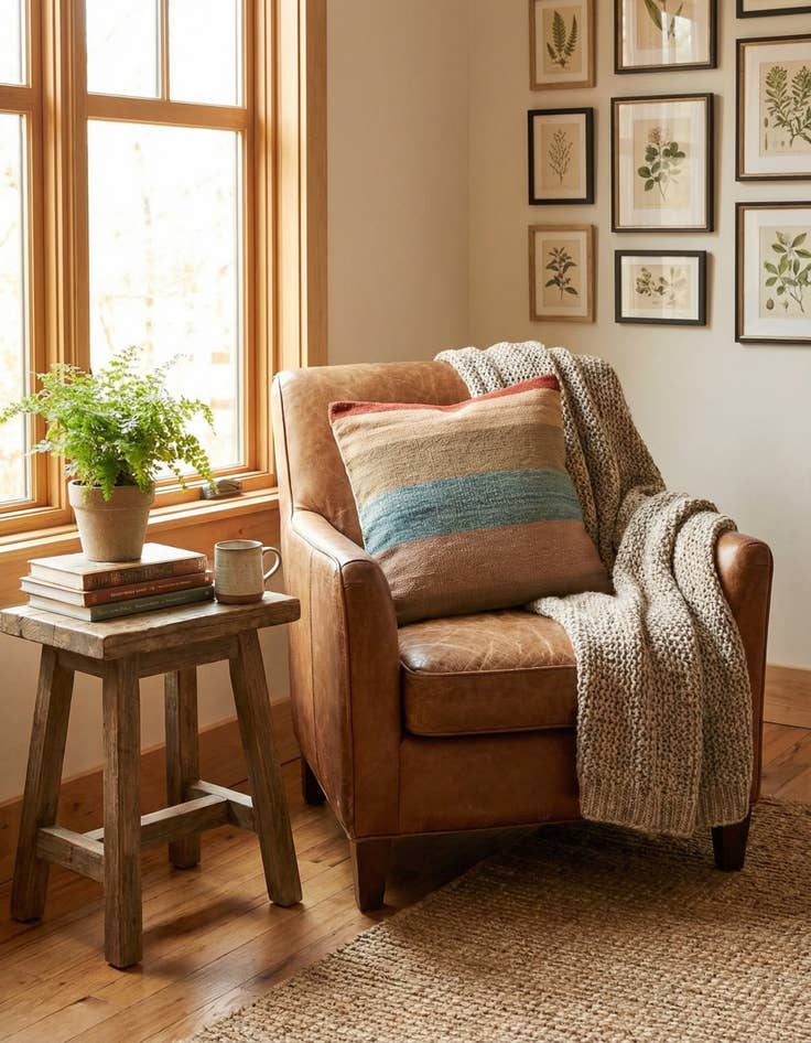 Detail image of 1' 5 x 1' 6  Hand Woven Pillow Wool Square Rug