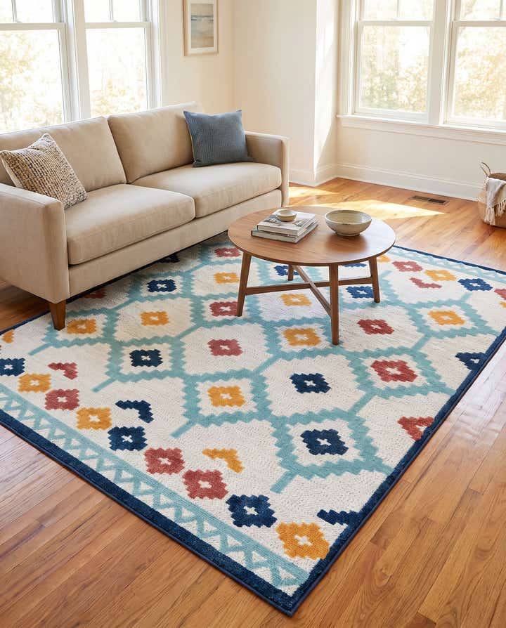 240cm x 305cm Facile à nettoyer Belize Tapis Intérieur / Extérieur