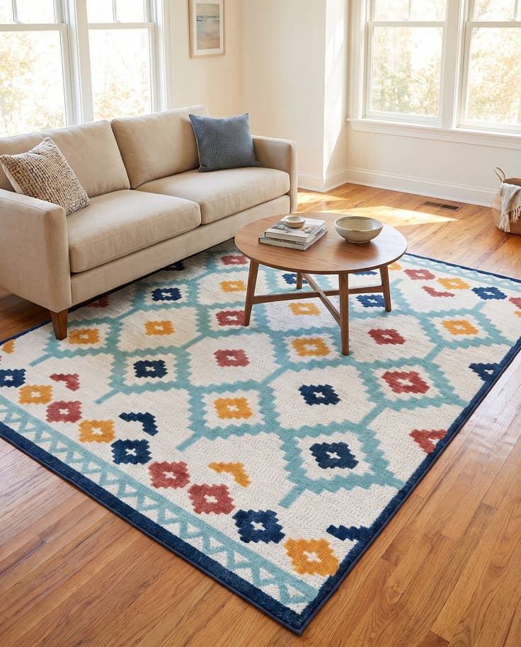 Vue détaillée : 240cm x 305cm Facile à nettoyer Belize Tapis Intérieur / Extérieur
