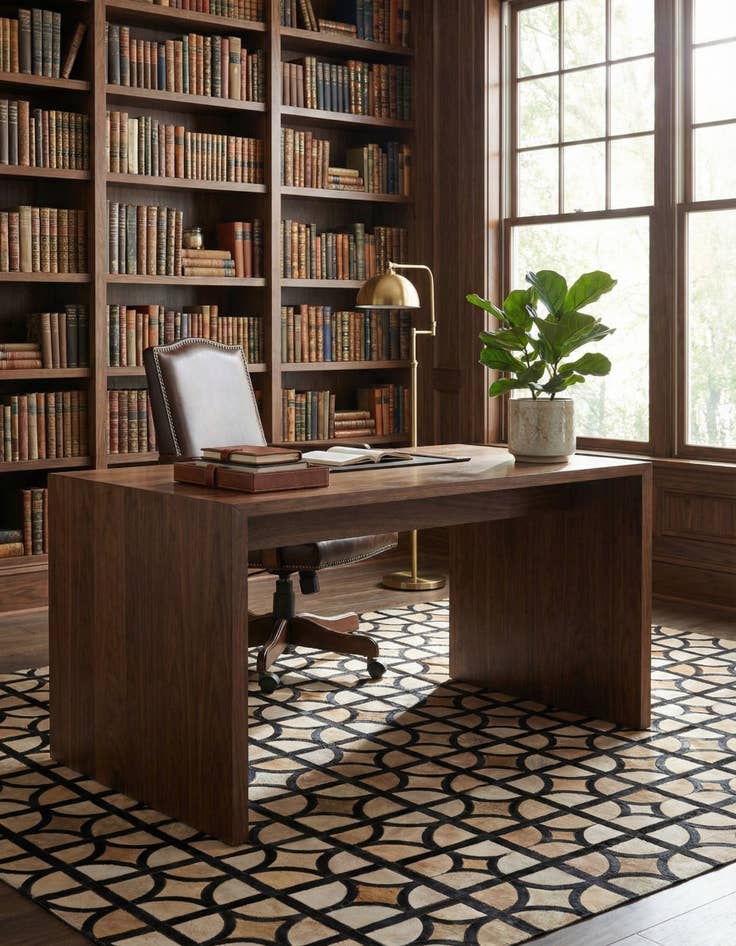 Detail image of  5' x 7' 10 Cowhide Rug