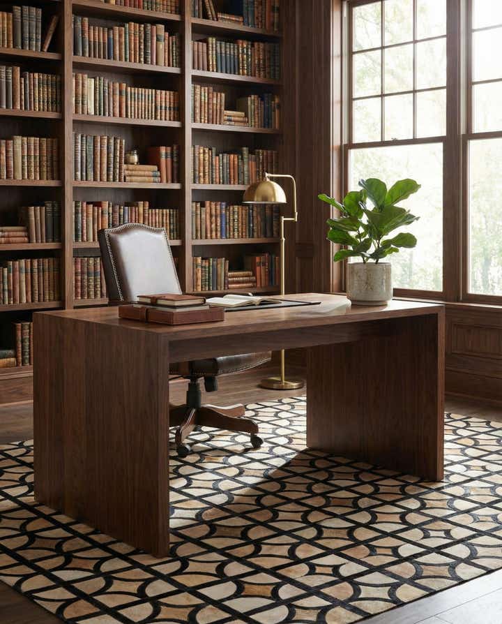 5' x 7' 10 Cowhide Rug