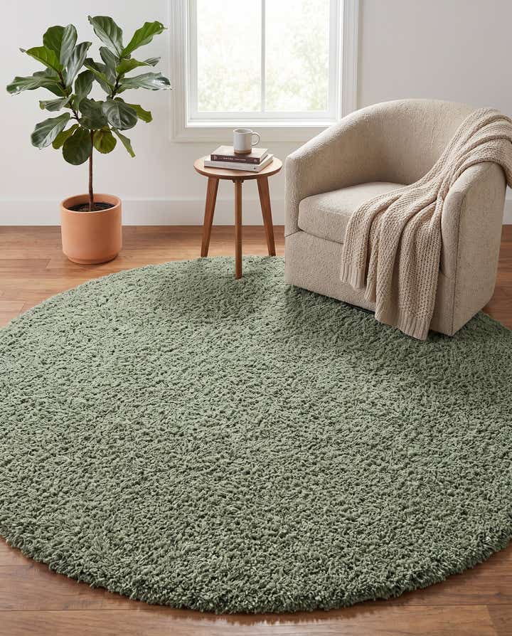 240cm x 240cm Zermatt Shag Tapis Rond