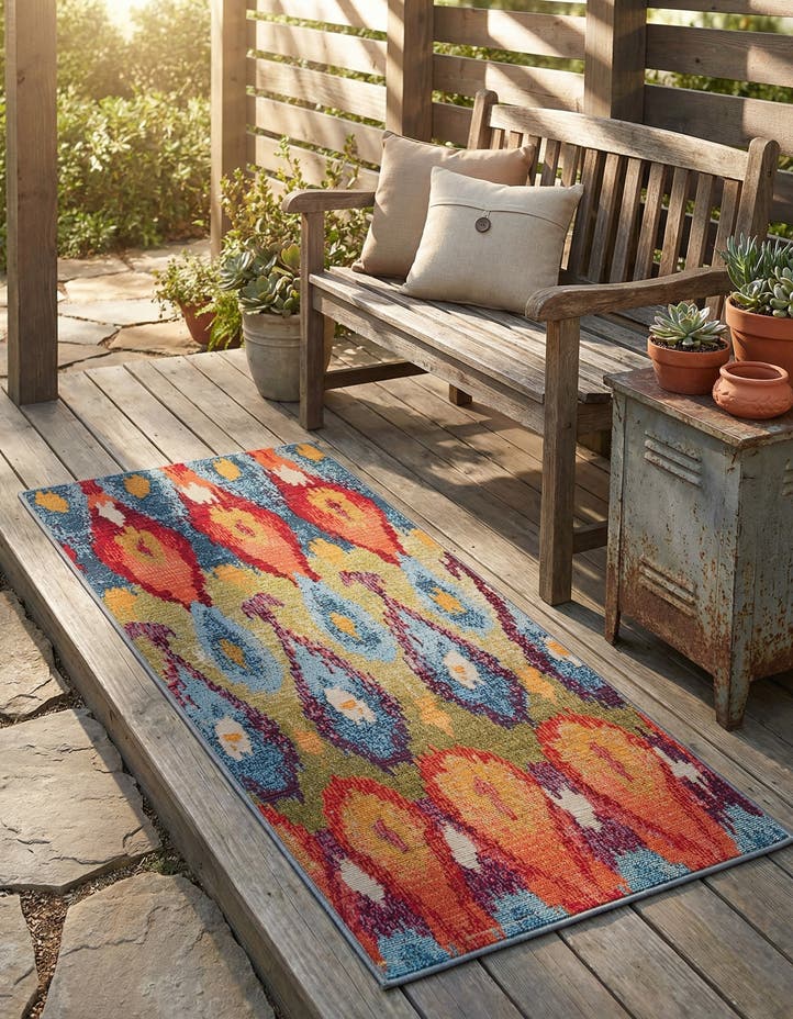 2' x 4' Easy-Clean Modern Indoor / Outdoor...