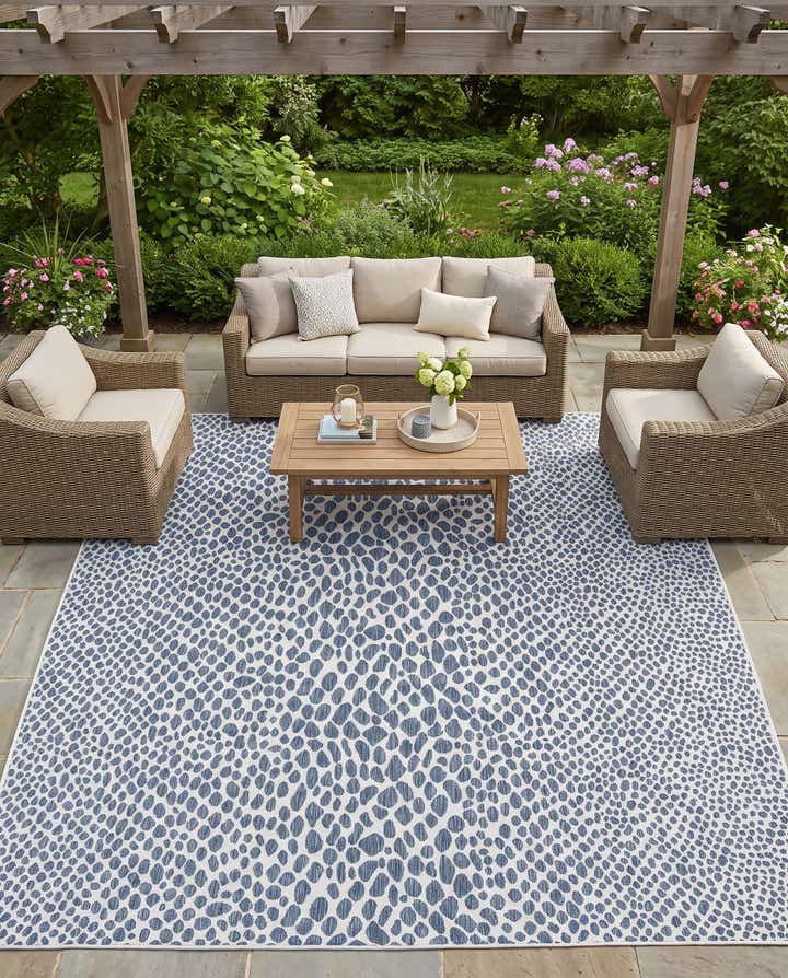10' 8 x 10' 8 Easy-Clean Jill Zarin Cape Town Indoor / Outdoor Square Rug