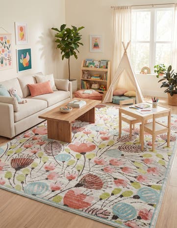 Ivory Whimsy Kids Rug
