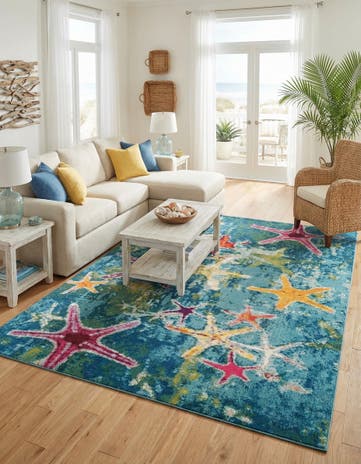 10' x 13' 1 Washable Amalfi Rug