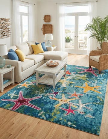10' x 13' 1 Washable Amalfi Rug