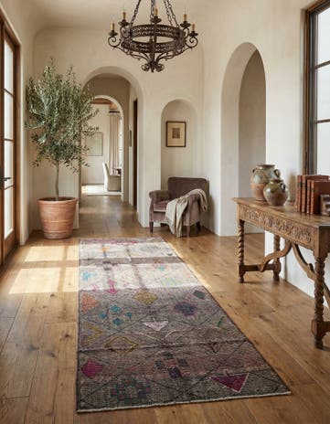 5' 6 x 15' 6 Hand Knotted Moroccan Wool Runner Rug
