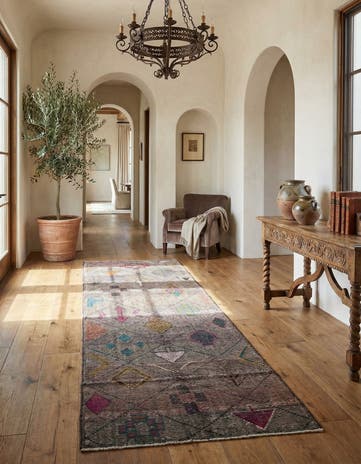 5' 6 x 15' 6 Hand Knotted Moroccan Wool Runner Rug