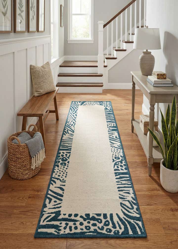 2' x 6' Easy-Clean Safari Indoor / Outdoor Runner Rug