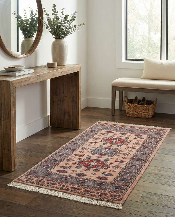 3' 2 x 5' 2 Hand Knotted Bokhara Oriental Wool Rug