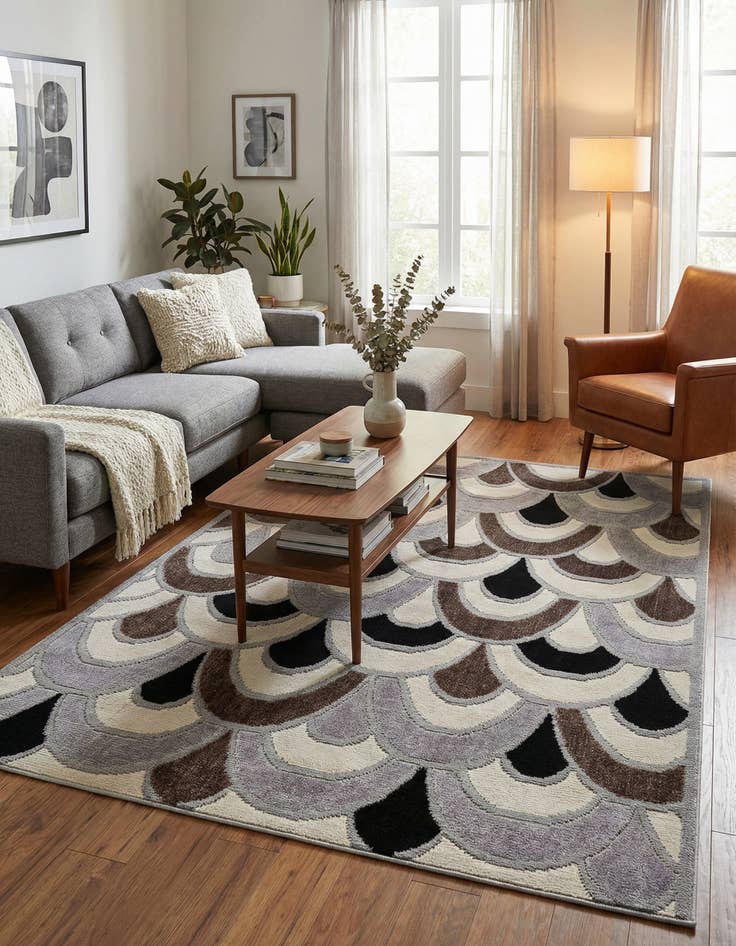 Detail image of 5' x 7' 7  Washable  Indoor / Outdoor Rug