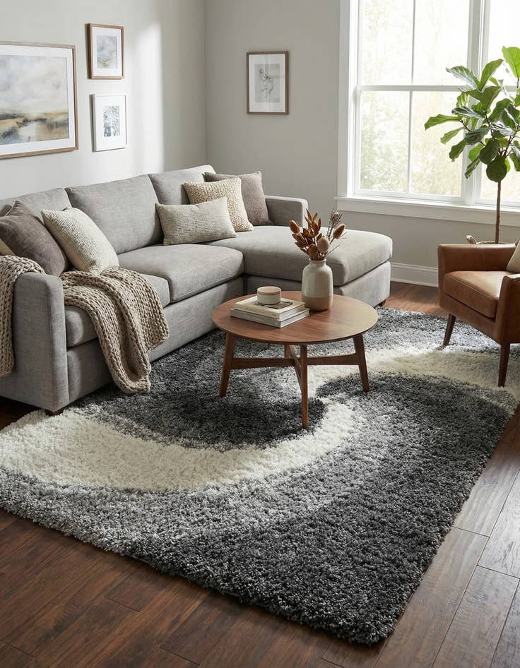 Detail image of  7' x 10' Soft Touch Shag Rug