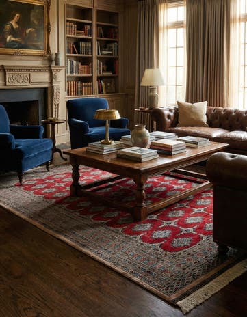 8' 5 x 11' Hand Knotted Bokhara Oriental Wool Rug