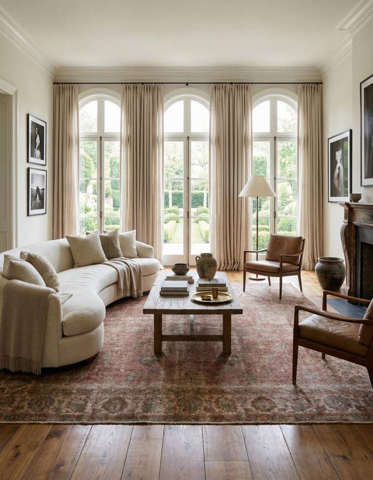 Detail image of 9' 2 x 9' 6  Hand Knotted Ultra Vintage Persian Wool Square Rug