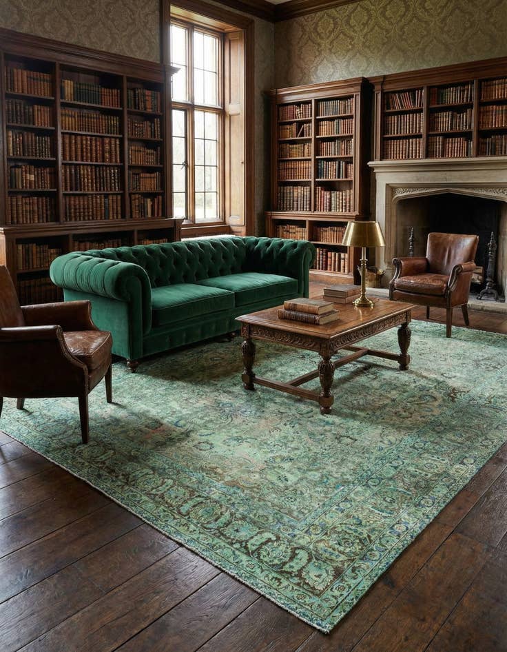 Detail image of 9' 5 x 12' 6 Vintage Royal Rug