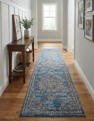 Blue Nyla Runner Rug