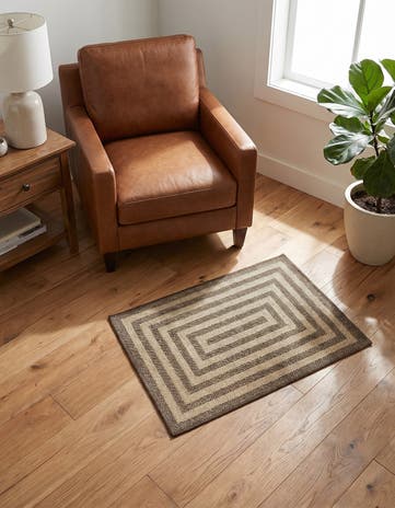 Natural and Brown Dunes Rug