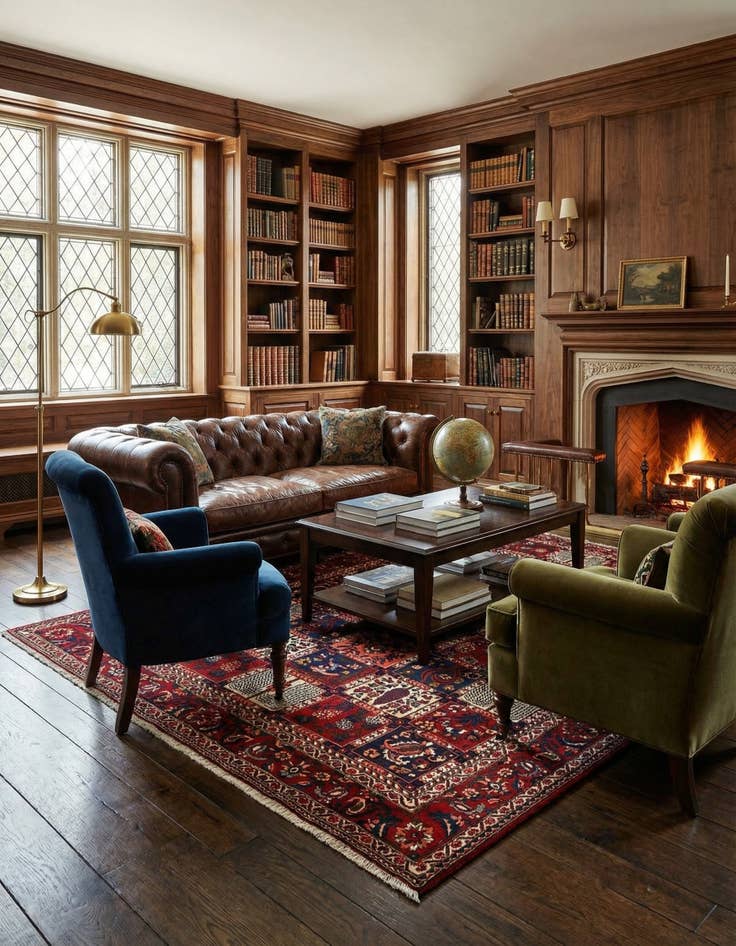 Detail image of  6' 9 x 9' 9 Bachtiar Wool Rug