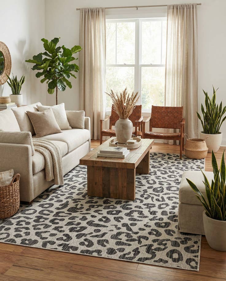 Detail image of 7' x 10' Easy-Clean Safari Indoor / Outdoor Rug