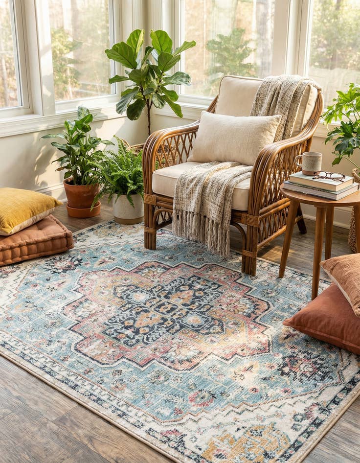 Detail image of  4' 4 x 6' Medina Rug