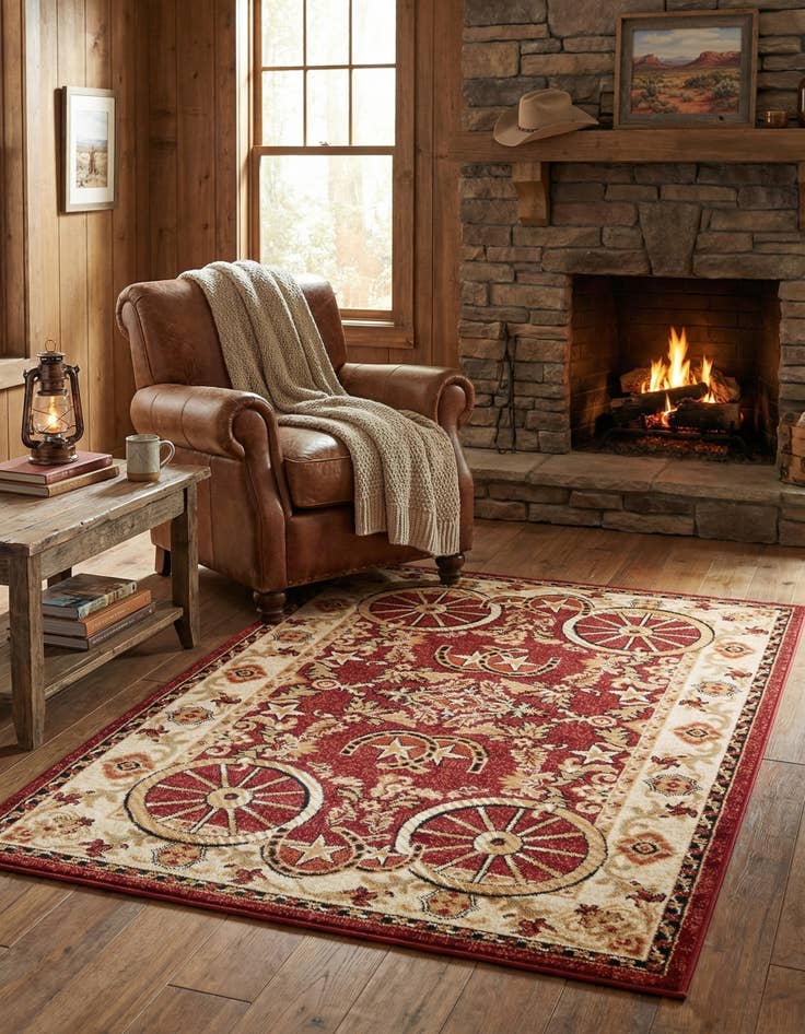 Detail image of  4' x 6' Pioneer Rug