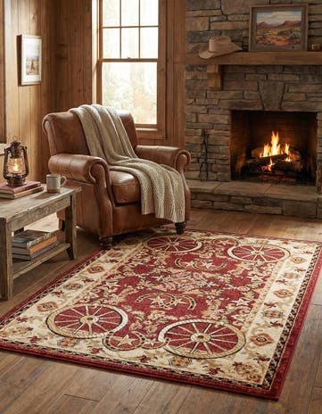 Red Pioneer Rug