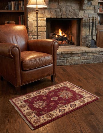2' 2 x 3' 1 Hand Knotted Ziegler Rug
