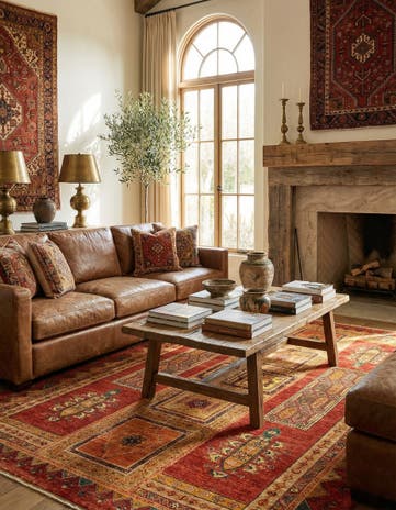 5' 4 x 8' 2 Luribaft Wool Rug