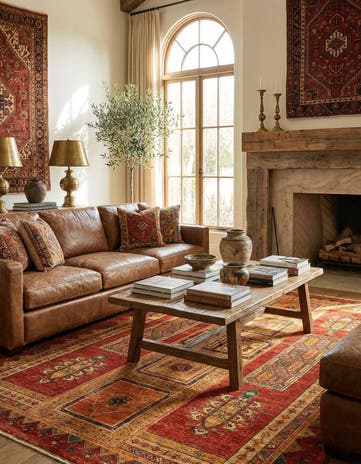 5' 4 x 8' 2 Luribaft Wool Rug