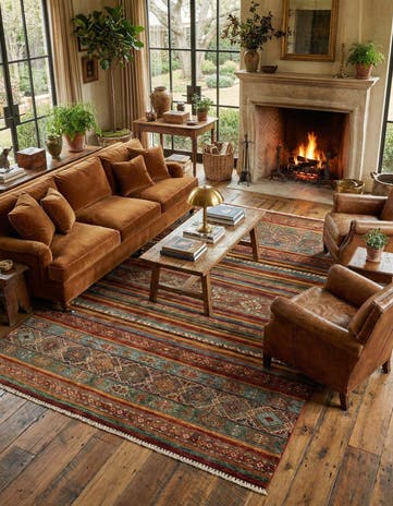 6' 7 x 9' 8 Ariana Ziegler Wool Rug