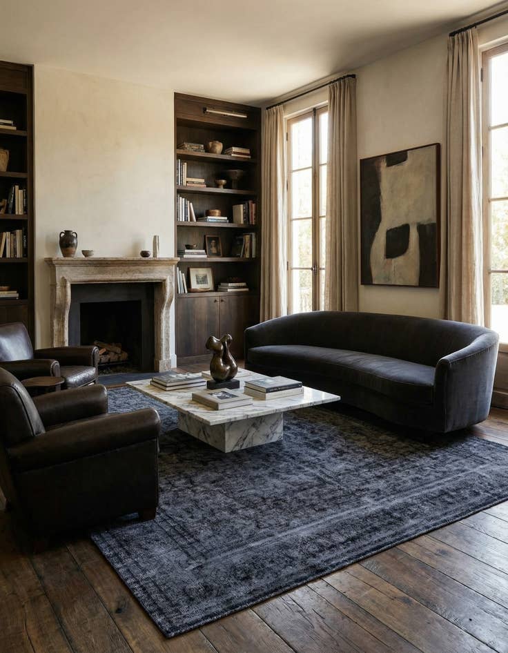 Detail image of 9' 6 x 12' 4  Hand Knotted Ultra Vintage Persian Wool Rug