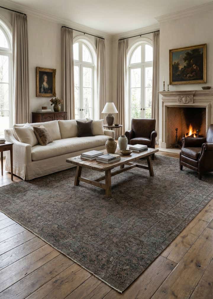 9' 6 x 12' Hand Knotted Ultra Vintage Persian Wool Rug