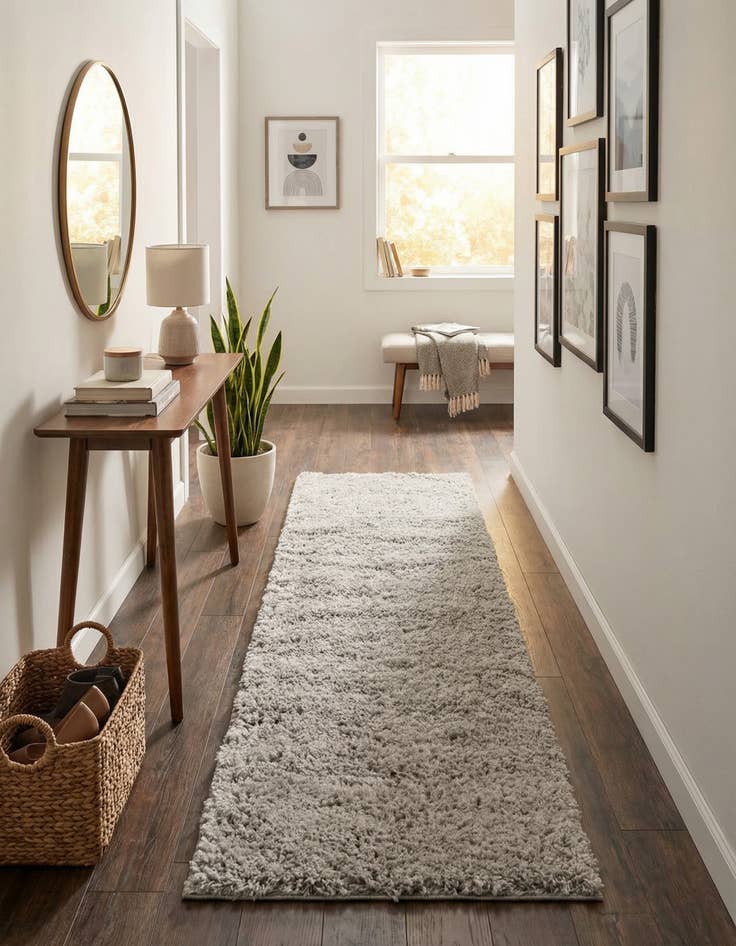 Detail image of  2' 6 x 10' Everyday Shag Runner Rug