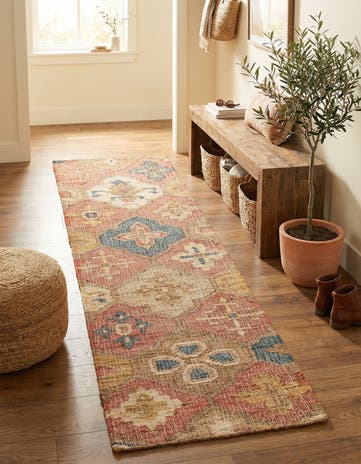2' x 8' Hand Woven Kala Handwoven Jute Runner Rug