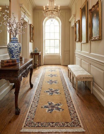 2' 11 x 13' 1 Isfahan Runner Rug
