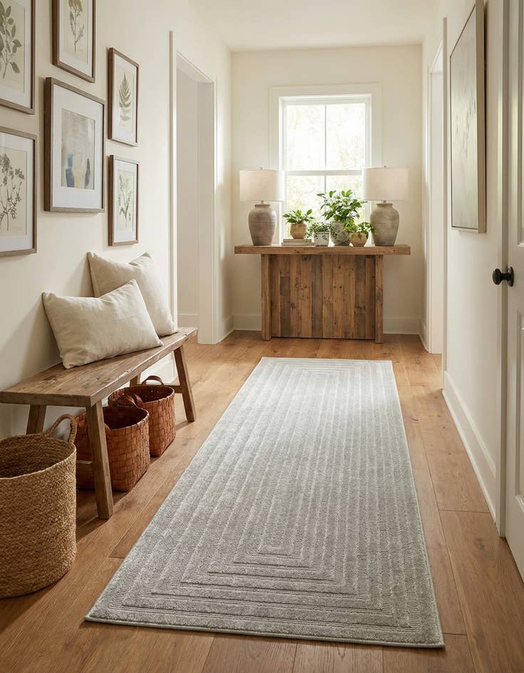 Detail image of  2' x 8'  Washable Sabrina Soto Prescott Indoor / Outdoor Runner Rug