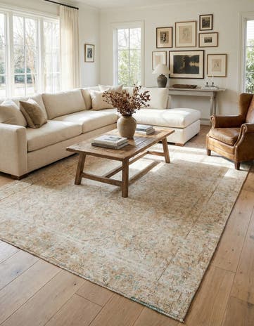 7' 8 x 10' 8 Hand Knotted Ultra Vintage Persian Wool Rug
