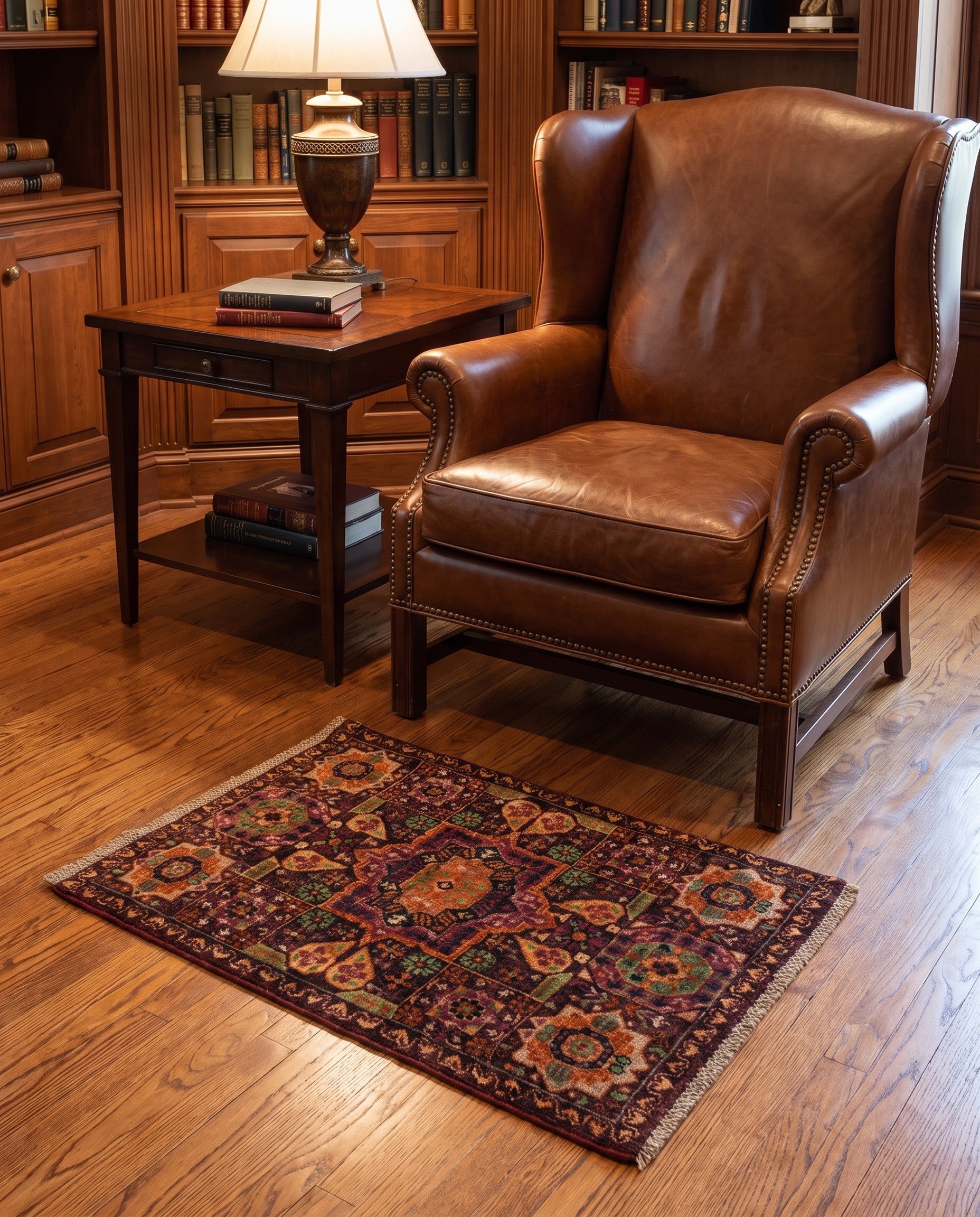 2' x 2' 11 Hand Knotted Mamluk Ziegler Rug