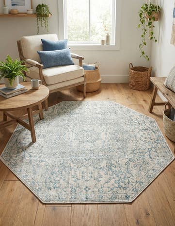 Gray Newport Octagon Rug