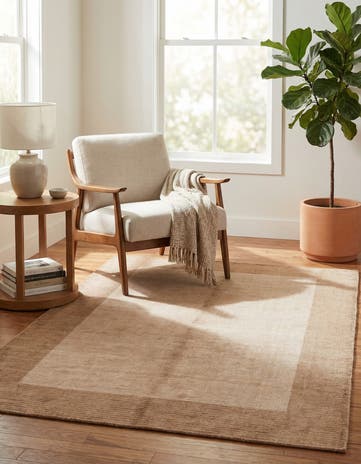 3' 11 x 5' 7 Hand Knotted Darya Wool Rug