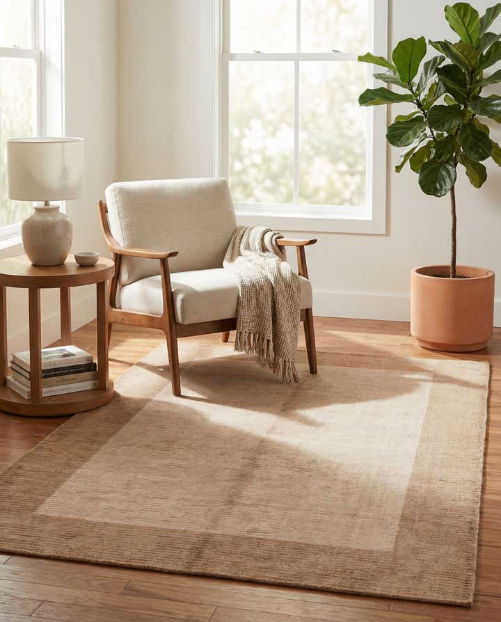 3' 11 x 5' 7 Hand Knotted Darya Wool Rug