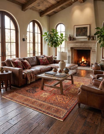 4' 10 x 6' 7 Luribaft Wool Rug